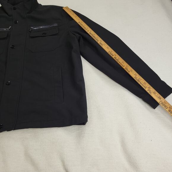 Michael Kors Jacket Womens Sz XL Black Designer Winter Fall Cold RN 121545 Coat - Picture 6 of 16